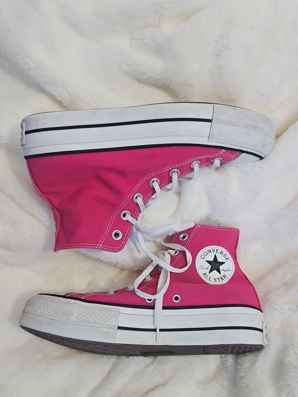 Converse Chuck Taylor All Star Platform High Top Sneakers | Size 7.5 | Pink